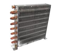 Teruyol Condensador de Refrigerador Condensador de Congelador Sin Carcasa Compresores de Fácil Instalación Intercambiador de de Tubo de Cobre Radiador E, 250 X 210 Mm