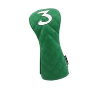 Teruyol Funda para Palos de Golf de Cuero Sintético Resistente a Los Arañazos, Diseño de Cuello Largo, Verde, 3