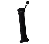 Teruyol Funda para Raqueta de Bádminton, Absorbente del Sudor, Antideslizante, de Punto, Protectora de Agarre para Uso Activo, Negro