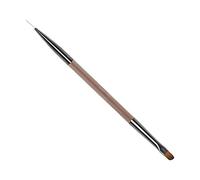 Teruyol Pincel para Decoración de Uñas, Herramienta de Diseño de Uñas, Bolígrafo para Pintar Y Dibujar Uñas, Delineador Plano, Herramienta de Manicura Fácil D, 8 longitud 15,9 cm
