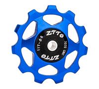 Teruyol Polea de Cambio Trasero BMX, Rodillo Guía Universal, Accesorio de Aleación de Aluminio, Componentes Ultraligeros, 11 Dientes, Rodamiento
