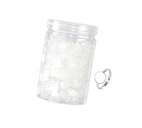 Teruyol Soporte para Pegamento de Pestañas, Vasos para Pegamento, Compacto, Suministros para Extensiones de Pestañas, para Cosmetología, Escuela, Flor Clara