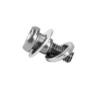 Teruyol Tornillo de Fijación de Rueda Trasera, Resistente, de Metal, para Scooter. Tornillo de Rueda Trasera, Repuesto, Accesorios, Herramienta de Reparación,