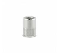 Teruyol Tuerca Remachable de Acero Inoxidable 304 Inserto Tuerca Remachada Tuerca Ciega Fijación Segura con Cuerpo Moleteado Que Evita el Instalación por un, M10, Ss304 S-count Moleteado