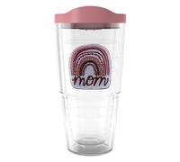 Tervis Boho Mom Rainbow Made in USA Double Walled Insulated Tumbler Cup Keeps Drinks Cold Hot 24oz Classic
