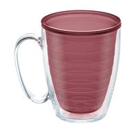 Tervis Clear & Colorful Tabletop Made in USA Double Walled Insulated Tumbler Travel Cup Keeps Drinks Cold & Hot 16oz Mug Elderberry Wild