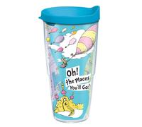 Tervis Dr. Seuss Oh The Places You'll Go Cita Graduaci n Hecho en EE. UU. Vaso de viaje con aislamiento de doble pared que mantiene las bebidas f
