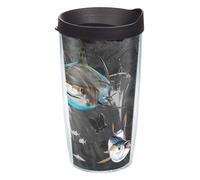 Tervis Guy Harvey Made in USA Double Walled Insulated Tumbler Travel Cup Keeps Drinks Cold Hot 16oz Classic Shark Pirate