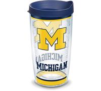 Tervis Made in USA Double Walled University of Michigan UM Wolverines Insulated Tumbler Cup Keeps Drinks Cold Hot 16oz Tradi