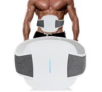 TERVON Electroestimulador Muscular EMS, 3D Estimulador Muscular con 6 Modos 20 Intensidades, EMS Electroestimulador Abdominal con Calefacción de 3 Niveles, con Mando A Distancia para Abdominales