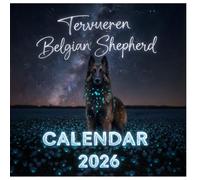 Tervueren Belgian Shepherd Calendar 2026: Twelve Months of Majestic Energy and Striking Presence, 8.5 x 8.5" Photo Edition