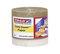 TESA 04364-00001-01 - Cinta para pintar en interior en grandes areas Easy Cover Papel serie 4364-25m x 180mm