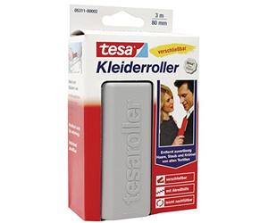 Tesa 05311-00002-04 - Pack de 1 cepillos quitapelusa para ropa (3 m x 80 mm), color rosa, amarillo y azul