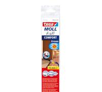Tesa 05405-00101-00 Barra Bajo Puertas de Aluminio Tesamoll Comfort con Cepillo Basculante (1 m x 40 mm)