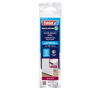 Tesa 05433-00100-00 Barra Bajo Puerta De Pvc Cepillo Para Suelos Lisos, Blanco