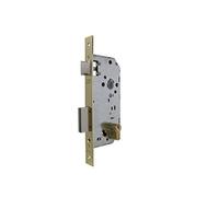 TESA 203050HL Cerradura De Embutir Para Puertas De Madera Con Cilindro Latonado Entrada 50 mm, Frente Cuadrado 2030