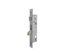 TESA 4240253NI Cerradura monopunto de palanca basculante para perfiles metálicos, acero inoxidable, entrada 25 mm, modelo 2240, sin cilindro
