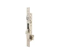 TESA 4240303NI Cerradura Monopunto para perfíles metálicos, Palanca Basculante, Entrada 30mm, Niquelado