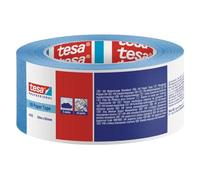 Tesa 4435 - Cinta para enmascarar de precisión, barniz, carrocería, cinta de papel fácil de aplicar, interior y exterior, sin residuos, azul (50 mm x 50 m)
