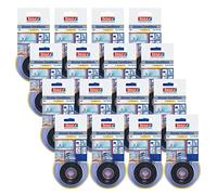 tesa 4600 Xtreme Conditions Cinta de reparación - Pack de 16 - 3 m x 25 mm | Cinta selladora sin adhesivo - Silicona autosoldable - Sellado hermético para interiores y exteriores