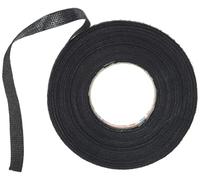 Tesa 51608 - Cinta aislante para árboles de cables (algodón, 9 mm x 15 m), color negro