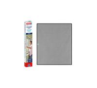 tesa INSECT STOP Clip-on Frame Fly Screen for Window - marco ajustable, malla de fibra de vidrio, clips adhesivos, antracita - 100 x 120 cm