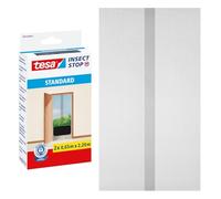 tesa Malla mosquitera 55679 Insect Stop Standard para puertas 2 telas 0,65 cm x 2,2 m antracita
