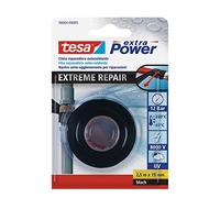 Tesa 56064-00005-00 Cinta De Reparación Autosoldante Extreme Repair, Negro | Cinta de reparación de silicona autosoldable - Para aislar y sellar - Para interiores y exteriores