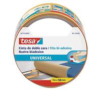tesa 768755 Cinta Adhesiva Universal Doble Cara, Transparente, único