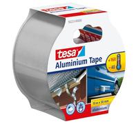 tesa 56223-00000-01-Cinta de Aluminio 50 micras-10m x 50mm, Standard, 10mx50mm