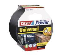 Tesa 56348-00001-05 Cinta americana extra power universal negra 50 mm x 10 m uso interior exterior fuerte poder pegado