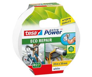 tesa 56431-00000-00 Cinta adhesiva de tejido ECO REPAIR blanco 20m x 38mm