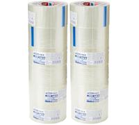 tesa 57167-00000-05 - Cinta adhesiva transparente, 50 mm x 66 m, 6 unidades (Paquete de 2)