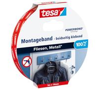 Tesa 77747 00001 00 - Smart Mounting System Montaje Permanente SMS Cinta D/C Powerbond 5 x 19 mm Azulejos