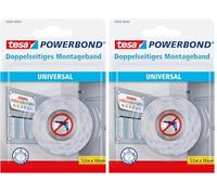 tesa 948883 - Cinta adhesiva, doble cara (Paquete de 2)