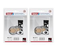 tesa Adaptador POWER.KIT BK20,2, kit de repuesto autoadhesivo, anillo de zamak, diámetro 41 mm, altura 8 mm (Paquete de 2)