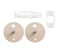 tesa Adaptador POWER.KIT BK43,2, repuesto autoadhesivo, placa metálica, Ø 34mm, altura 16mm, longitud tornillo 12mm