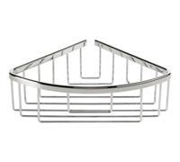 Tesa aluxx shower corner shelf 40200 chrome in dhesive mnt.