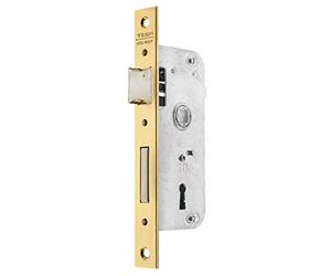 Tesa Assa Abloy 200240HL Cerradura De Embutir Para Puertas De Madera Bronce (Latonado) Entrada 40 mm 2002