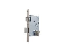 Tesa Assa Abloy, 20106PHN, Cerradura de embutir para puertas de madera, Función de entrada, Acero Niquelado