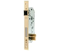 Tesa Cerradura de embutir 203040HL 2030 para puertas de madera, cilindro latonado, entrada 40 mm