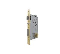 Tesa Assa Abloy 203060LP Cerradura De Embutir Para Puertas De Madera Con Cilindro Latón Pulido Entrada 60 mm, Frente Cuadrado 2030