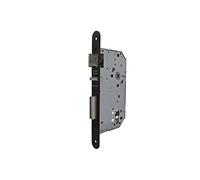 Tesa Assa Abloy 2030F5RNE Cerradura De Embutir Para Puertas De Madera Cortafuegos Con Cilindro Negro Entrada 50 mm/Frente Redondo 2030F