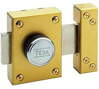 Tesa Assa Abloy 210150AC Cerrojo de Seguridad, Cilindro TE5, Esmaltado Cromo