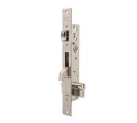Tesa Assa Abloy 2246253AI Cerradura Monopunto para Perfiles Metálicos, Acero Inoxidable, Entrada 25mm, Set de 1 Pieza