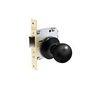 Tesa Assa Abloy 392050NE Juego De Pomos BOLA Para Puertas Negro Función 20