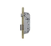 Tesa Assa Abloy 40305RHL Cerradura De Embutir Para Puertas De Madera Sin Cilindro Latonado Entrada 50 mm, Frente Redondo 4030