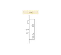 Tesa Assa Abloy 4240303AI Cerradura Monopunto De Palanca Basculante Para Perfiles Metálicos Inoxidable Entrada 30 mm 2240