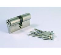 Tesa Assa Abloy, 50303090N, Cilindro Estándar, TE5, Leva Larga, Llave - Llave, Niquelado, 30 x 90mm
