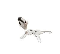 Tesa Assa Abloy, 50304010N, Cilindro Estándar, TE5, Leva Larga, Llave - Llave, Niquelado, 40 x 10 mm